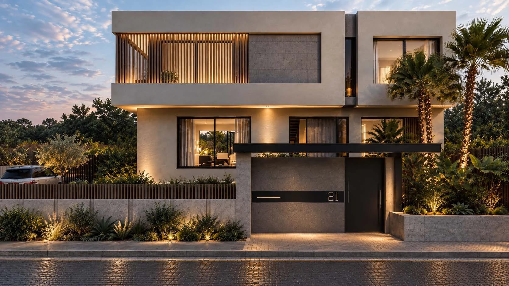 Villa Intervalle, continuité entre intérieur et extérieur