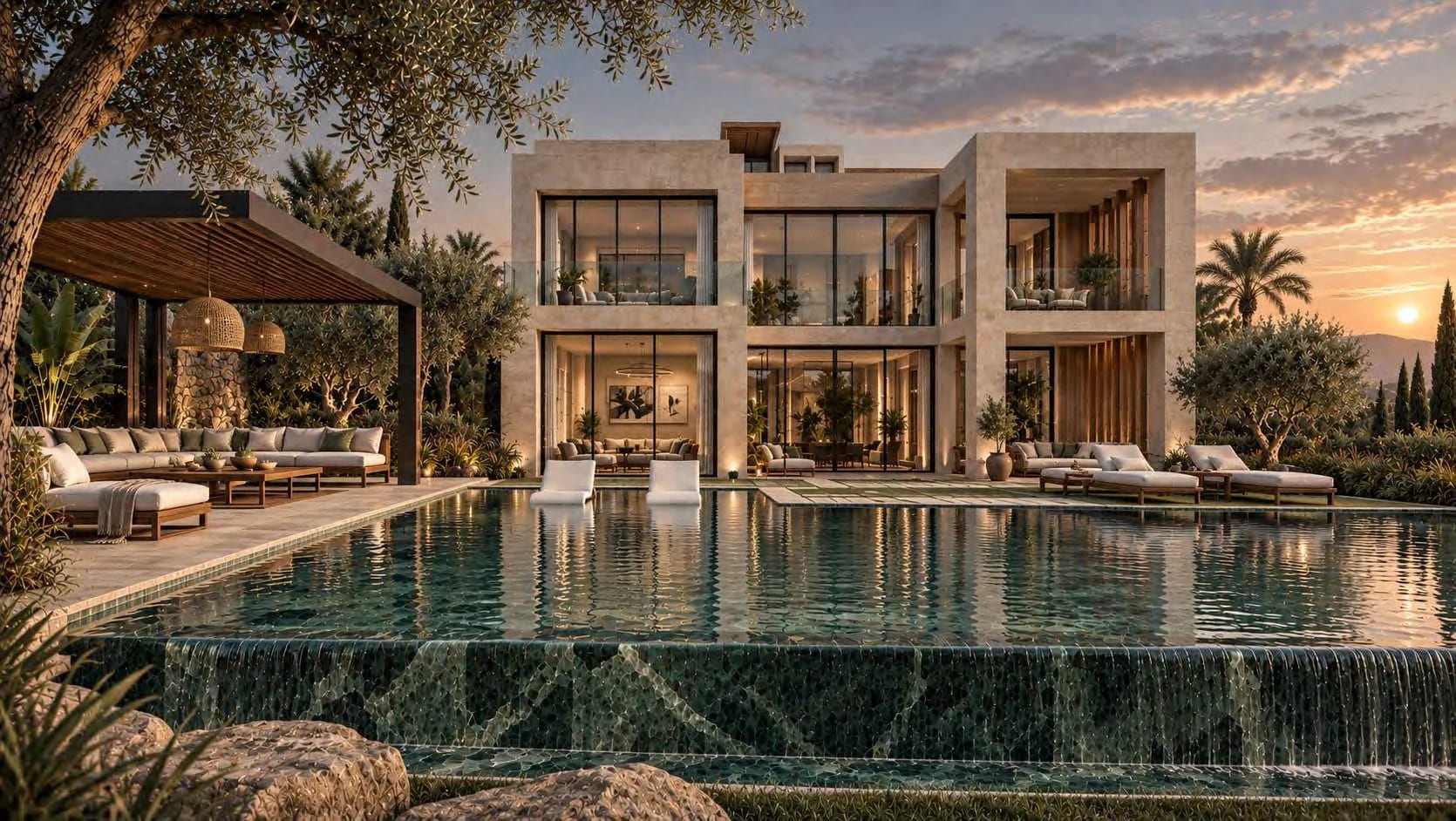 Villa sur Golf, architecture ancrée dans le paysage