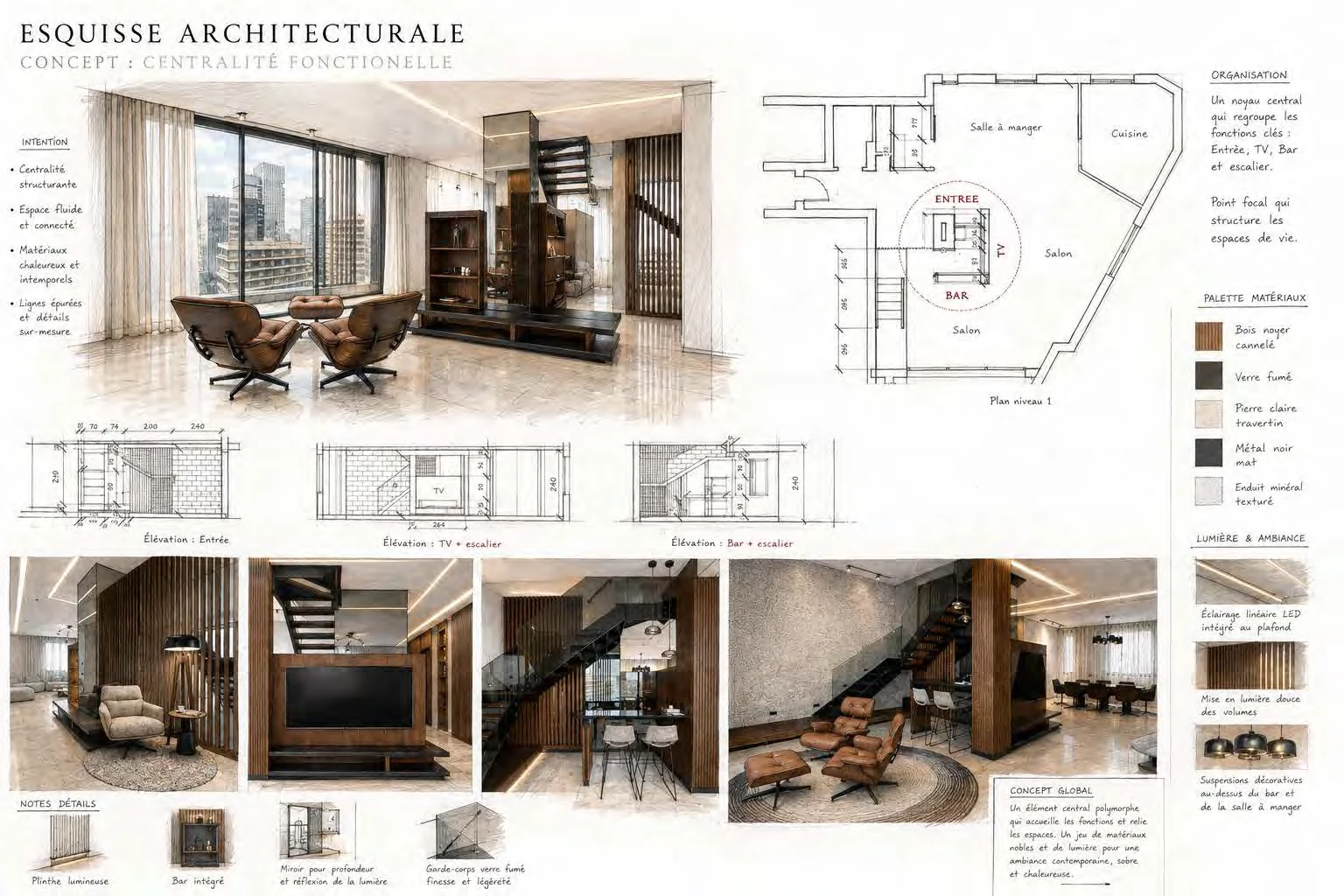 Duplex CFC — Appartement duplex, Casablanca Finance City